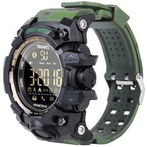 EX16S Sports Smart Watch IP67 Waterproof Outdoor Bluetooth Remote Pedemeter Long Standby