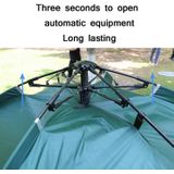TC-014 Outdoor Beach Travel Camping Automatic Spring Multi-Person Tent For 3-4 People(Green+Mat+Hammock)