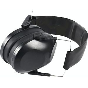 Learn Sleep Industry Noise Reduction Earmuffs Shooting Soundproof Earmuffs(Black)