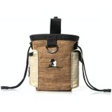 Outdoor Pet Training Bag Dog Training Pockets Pet Snack Storage Bag Pockets  Specification: Brown Waist Bag