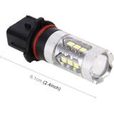 2 PCS P13W DC 12V 5W 250LM Auto Car Fog Lights with 16 SMD-2835 LED Bulbs (White Light)