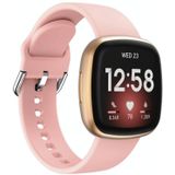 For Fitbit Versa 3 Silicone Replacement Strap Watchband(Pink)