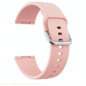 For Fitbit Versa 3 Silicone Replacement Strap Watchband(Pink)