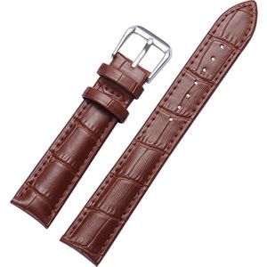 Calfskin Detachable Watch Leather Wrist Strap  Specification: 12mm (Brown)