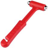 Car Safety Life-Saving Hammer Car Emergency Multifunctional Window Breaker  Colour: Ordinary Red