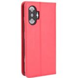 For Xiaomi Poco F3 GT / Redmi K40 Gaming Magnetic Buckle Retro Crazy Horse Texture Horizontal Flip Leather Case with Holder & Card Slots & Photo Frame(Red)