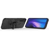 For Xiaomi Redmi Note 8 Panther PC + TPU Shockproof Protective Case(Black)