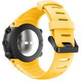 Smart Watch Silicone Wrist Strap Watchband for Suunto Core(Yellow)