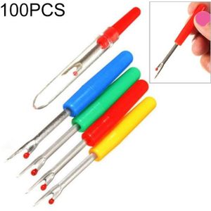 100 PCS Small Seam Remover Plastic Handle Seam Cutter Cross Stitch Sewing Stitcher