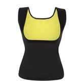 3 PCS Neoprene Sweat Sauna Hot Body Shapers Vest Waist Trainer Slimming Vest Shapewear Weight Loss Waist Shaper Corset  Size:M(Black)