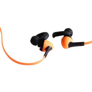 BT-54 In-Ear Wire Control Sport Neckband Wireless Bluetooth Earphones with Mic & Ear Hook  Support Handfree Call  For iPad  iPhone  Galaxy  Huawei  Xiaomi  LG  HTC and Other Smart Phones(Orange)