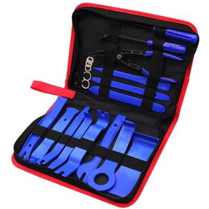 19 in 1 Car Audio Disassembly Tool Interior Disassembly Modification Tool (Blue + Red)