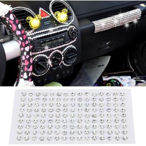 32 PCS / Set Crystal Decorative Stickers Car Sticker Strass 6mm in Strass Crystals DIY Decoration Decal Stickers Rhinestone Flatback Sticker Art Decorations Accessories