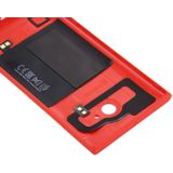 for Nokia Lumia 735 Solid Color NFC Battery Back Cover(Red)