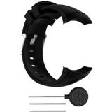 Silicone Replacement Wrist Strap for SUUNTO Spartan Ultra(Black)