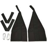 Household Abdominal Muscle Training Belt Abdominal Training Device Pull-up Training Equipment(Black)