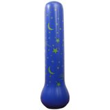 Moon and Stars Pattern Children Inflatable Tumbler Vertical Boxing Column Inflatable Punching Bag Sandbag  Height: 1.6m