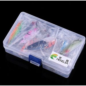 HENGJIA SPB30 30 PCS Sequin Set Metal Sequins False Bait Fresh Sea Bass Fishing Bait  Length: 2.5 to 4cm  Boxed