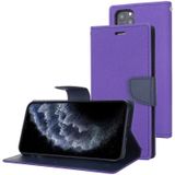 For iPhone 11 Pro Max MERCURY GOOSPERY FANCY DIARY Horizontal Flip Leather Case with Holder & Card Slots & Wallet(Purple)