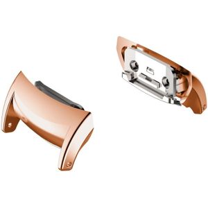 For Galaxy Fit 2 R360 Strap Metal Head(Rose Gold)