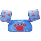 Children Play Water Swimming Gear Cartoon Buoyancy Vest(Blue Crab)