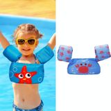 Children Play Water Swimming Gear Cartoon Buoyancy Vest(Blue Crab)