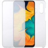 Voor Samsung Galaxy A30 PC+TPU Ultra-dunne dubbelzijdige all-inclusive transparante behuizing