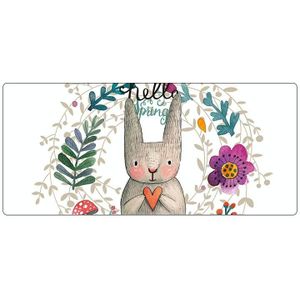 Leuke cartoon antislip deskmat  maat: 400 x 900 x 1 5 mm niet overlozen