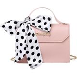 2 stks FS-018 vrouw draagbare kleine vierkante tas ketting schouder crossbody portemonnee