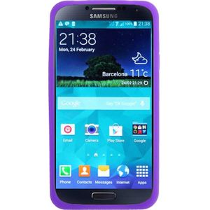 Anti-scratch Silicon Case for Galaxy S5 /G900(Purple)