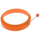 DIY ontbijt ronde siliconen ei ring gebakken ei Mould pannenkoek ring non-stick keuken koken mal (oranje)