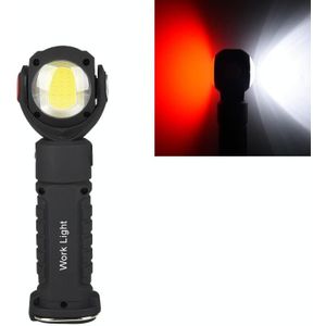 Dual-Function Work Light Outdoor Portable Handheld Inspection Light COB Rechargeable Flashlight Emergency Light