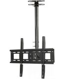 32-70 inch Universal Height & Angle Adjustable Single Screen TV Wall-mounted Ceiling Dual-use Bracket  Retractable Range: 0.5-2m