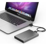 ORICO 2518S3 USB3.0 External Hard Disk Box Storage Case for 7mm & 9.5mm 2.5 inch SATA HDD / SSD (Grey)