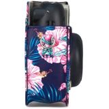 Flamingo Pattern Camera Bag with Shoulder Strap for Fujifilm Instax mini 11(Black Background)