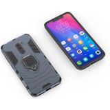 PC + TPU Shockproof Protective Case with Magnetic Ring Holder for Xiaomi Pocophone F1(Navy Blue)