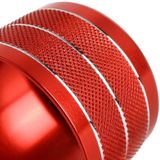 3 PCS / Set Air Conditioning Knob Metal Decorative Ring for BMW X3 / X4 / 5 Series / 7 Series / 6 Series GT (Red)