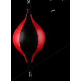 Boxing Speed Ball Fitness Vent Ball Adult Hanging Free Punching Bag(Drawstring Red & Black)