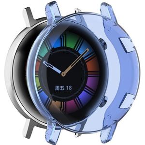 For Huawei Watch GT2 42mm Full Coverage Watch Protective Case with Screen(Transparent Blue)