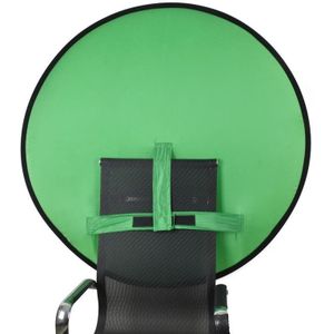 110cm EY-068 Green Background Cloth Folding ID Photo Green Screen Video Backdrop Board For E-Sports Chair