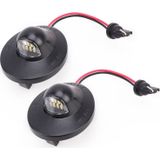 2 PCS DC 12V 3W 150LM 6000K LED License Plate Light 9LEDs SMD-4014 Bulbs Lamps for Ford Raptor F150