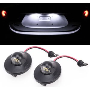 2 PCS DC 12V 3W 150LM 6000K LED License Plate Light 9LEDs SMD-4014 Bulbs Lamps for Ford Raptor F150