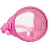WAVE Panoramic Wide Field Of Vision Diving Goggles Anti-Fog And Waterproof Snorkeling Tempered Glass Mask  Size: One Size(Pink)