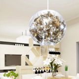 YWXLight 4W Modern Hanging Lamp Glass Art Creative Pendant Light With E27 Bulb Perfect for Kitchen Dining Room Bedroom