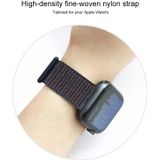 For Apple Watch Series 6 & SE & 5 & 4 44mm / 3 & 2 & 1 42mm Mutural Nylon Watchband(Heartbeat purple)