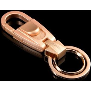 JOBON ZB-071 Men Waist Hang Keychain Simple Car Key Chain Pendant Keychain(Golden)