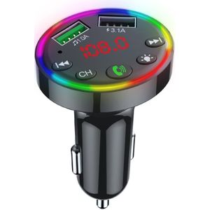 F9 Car MP3 Modulator Player Wireless Hands-free Audio Receiver Dual USB Fast Charger FM Transmitter Car Kit