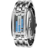 SKMEI Multifunctional Female Outdoor Fashion Noctilucent Waterproof LED Digital Watch(White)