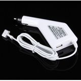 60W 16.5V 3.65A 5 Pin T Style MagSafe 2 Car Charger with 1 USB Port for Apple Macbook A1465 / A1502 / A1435 / MD212 / MD2123 / MD662  Length: 1.7m (White)