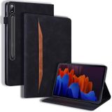 For Samsung Galaxy Tab S7+ SM-T970 / SM-T976B Business Shockproof Horizontal Flip Leather Case with Holder & Card Slots & Photo Frame & Pen Slot & Sleep / Wake-up Function(Black)